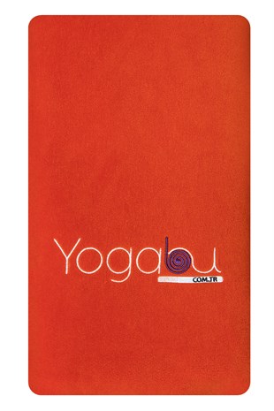 Logolu Yoga Battaniyesi - Turuncu