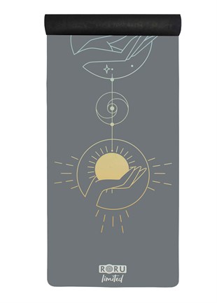 Sun Series Limited - Gri Yoga Matı Hatha 4mm